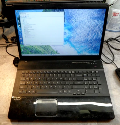 索尼 VPCEF22FX 便携式电脑 256 固态硬盘 HDD Windows 10 8 GB Ram Athlon II P320 — 第 1/4 张图片