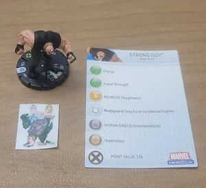 =HeroClix Marvel MUTATIONS AND MONSTERS Strong Guy 005 with card = - Picture 1 of 1