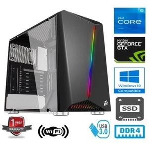 Intel Core i5 11400F 4,4 GHz 6KERN 16GB RAM 240GB SSD GEFORCE GTX1050Ti GAMING PC