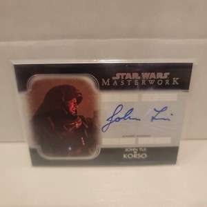 Star Wars John Tui as Korso Autograph Topps Masterwork 