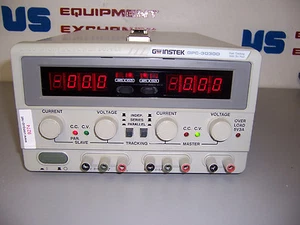 9274 GW INSTEK GPS-3030D 3 CHANNEL LAB DC POWER SUPPLY 30 VOLT / 3 AMP - Picture 1 of 8