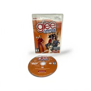 GLEE: KARAOKE REVOLUTION GAME FOR NINTENDO Wii, GAME DISC, CASE, MANUAL KONAMI - Foto 1 di 4