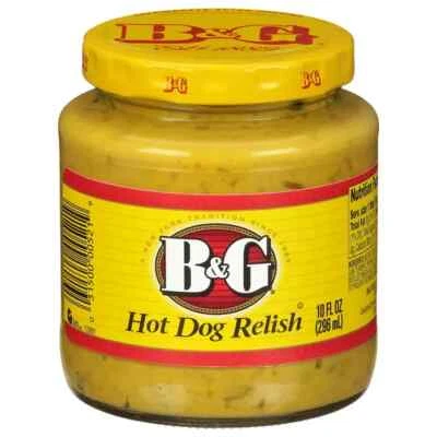 B&G Hot Dog Relish 10 жидких унций - Изображение 1 из 2
