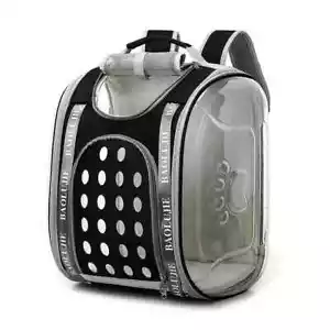Haustier Katze Hund Tragetasche Rucksack Katze Handtasche klappbar tragbar Reise transparent - Bild 1 von 17