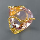 Natural Gemstone 20 Ct+ Ametrine Ring 925 Sterling Silver Size 7.25 /R342133