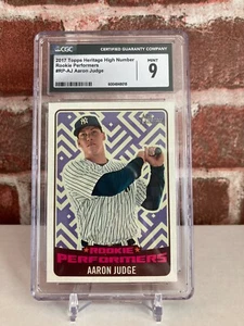 2017 Topps Heritage High Number Aaron Judge RC New York Yankees Mint 9 - Bild 1 von 1