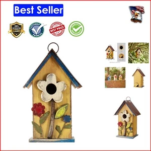 Distressed Birdhouse Pet Cottage for Cozy Garden Decor - Satisfaction Guaranteed - Picture 1 of 11