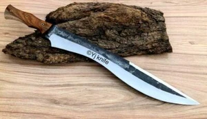 CUSTOM HANDMADE 25 INCH HIGH CARBON STEEL VIKING HUNTING MACHETE COMBAT SWORD - Picture 1 of 6