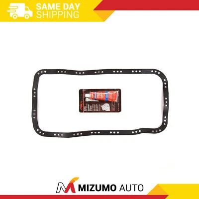 Oil Pan Gasket Fit 90-01 Honda Civic CR-V 1.6L 1.7L 1.8L 2.0L DOHC Cu. 97 B17A1 - Image 1 of 2