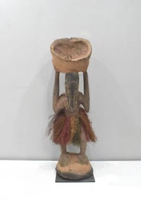 Papua New Guinea Statue Human Animal Croc Figure Latmul Tribe - Picture 1 of 6