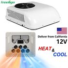 12V Electric Air Conditioner Rooftop Ceiling Heat&Cool Fit AC Kit RV Motorhome