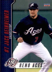 2016 Reno Aces Choice #30 Jack Reihmeimer Charlotte North Carolina Baseball Card