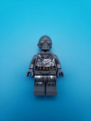 Lego Star Wars Minifigure RA-7 Protocol Droid (Dark Bluish Gray) 75051! - Image 1 of 4