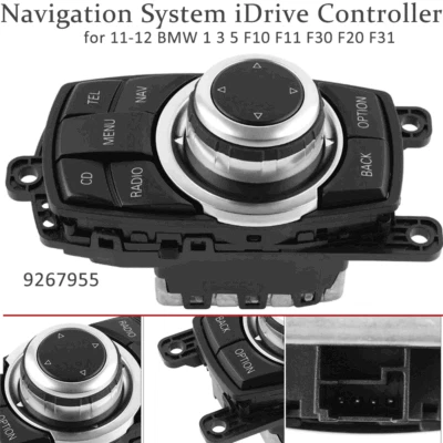 Para BMW 1/3/5 F10 F11 F30 F20 4PIN iDrive CIC Controlador Interruptor Joystick 9267955 Foto 1 de 4