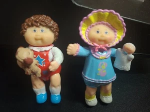 80s Cabbage Patch Kid Xavier Roberts and doll with bonnet and baby Poseable Toy - Picture 1 of 5
