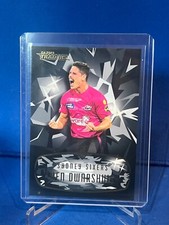 2023/24 CRICKET TRADERS LUXE MOJO BLACK DIAMOND BEN DWARSHUIS #21/28 SIXERS