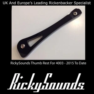 Reposapulgares para Rickenbacker 4003, 4003s5 2015 hasta la fecha negro - Imagen 1 de 1