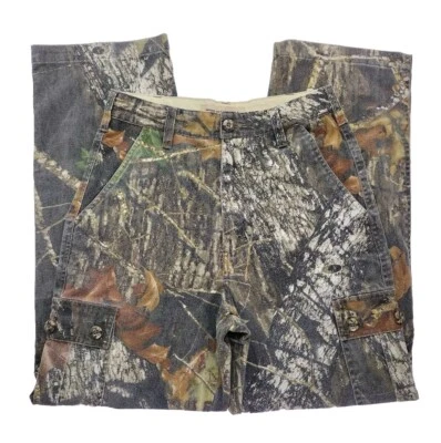 Mossy Oak Pants Youth Large 14-16 Camo Cargo Hunting Pants Boys Russell - Image 1 of 4