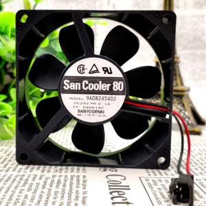 Sanyo 9A0824S402 24V 0,1A 8025 8CM Gehäuse Kühlung Industrie Lüfter stumm - Bild 1 von 5