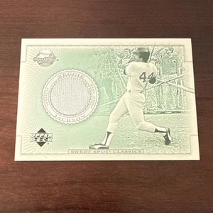 2002 Upper Deck Sweet Spot Classics Game-Used Jerseys Reggie Jackson #J-RJ HOF - Picture 1 of 2
