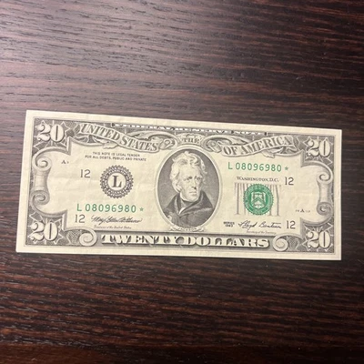 1993 $20 San Francisco Star Federal Reserve Note - Image 1 of 4