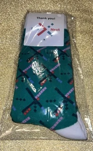 PDX PEOPLE Portland Airport iconic carpet logo Socks unisex 9-11 Emp. Exclusive - Picture 1 of 5