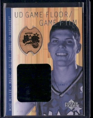 2001-02 Upper Deck Hardcourt #MM-F Mike Miller UD Game Film/Floor - Image 1 of 2