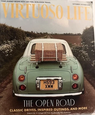 Virtuoso Life Magazine 2020 OPEN ROAD Travel Tips Hacks Guides Nissan Fígaro Foto 1 de 4