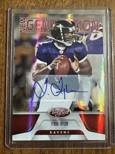 Tyrod Taylor 2011 Certified New Generation Mirror Red #D /250 Rookie Auto Ravens - Bild 1 von 3