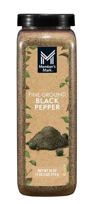 Member's Mark Fine Ground Black Pepper, 18 oz. - Image 1 of 4