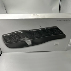 New Microsoft Surface Natural Ergonomic 4000 Keyboard QWERTY Layout - Model 1048 - Afbeelding 1 van 10