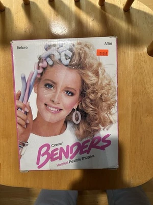 1985 Vintage Clairol Benders Hot Rollers Heated Flexible Curlers- TESTED Works - Image 1 of 4