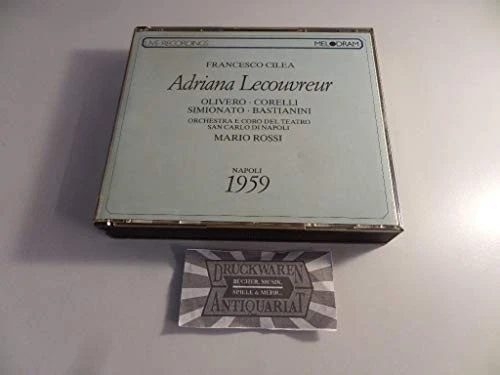 F. CILEA MARIO ROSSI - Cilea: Adriana Lecouvreur-complete Opera (recorded In - 2 - Image 1 of 1