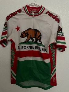 Radere Cycling Shorts Sleeve Jersey Mens Large CALIFORNIA REPUBLIC - Imagen 1 de 2