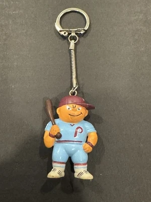 Vintage 80’s Powder Blue Grail Philadelphia Phillies Keychain Lil Sports Brat - Image 1 of 3