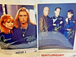 Babylon 5 Cast Signed Photo Lot 5 Autographs - Picture 1 of 17