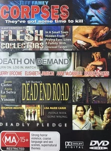 DVD: Corpses + Flesh Collectors + Death On Demand + Dead End Rd + Deadly Pledge - Picture 1 of 2