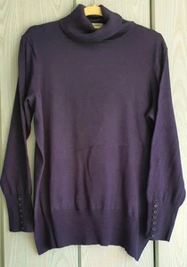 Dunkelblauer Rollkragenpullover der Marke TAIFUN, Größe 46, - Bild 1 von 2