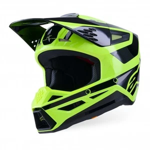 Alpinestars (MX26) MX Helmet - S-M3 HEAT - Yellow Fluo/Black Gloss - Picture 1 of 22