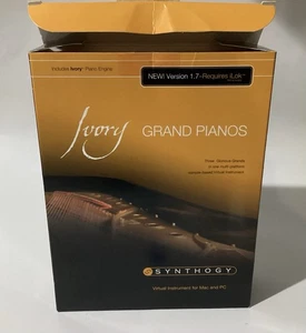 Ivory Grand Pianos Synthogy w Box - User Manual + 6 Discs ONLY Computer Software - Picture 1 of 4