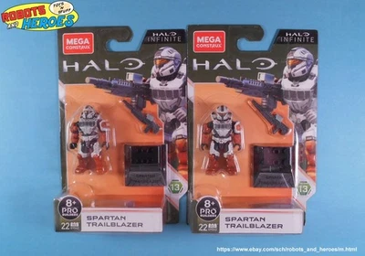 Mega Construx Halo Spartan Trailblazer lote GYG42 Pro Builder 2020 NUEVO conjunto de figuras Foto 1 de 4