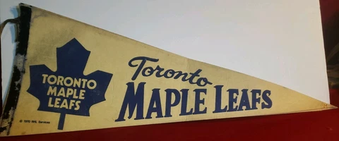 1970 Toronto Maple Leafs pennant fullsize Original Cover
