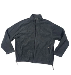 Columbia Herren XXL Jacke Pullover Fleece durchgehender Reißverschluss Langarm grauer Kragen M3Y - Bild 1 von 5