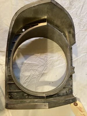 67 Chevy II Nova Headlight Bezel Right Passenger Side Used Original - Image 1 of 4