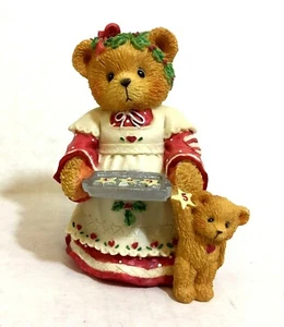 Enesco 1995 Cherished Teddies Amanda Here's Some Cheer To Last The Year  - Picture 1 of 10