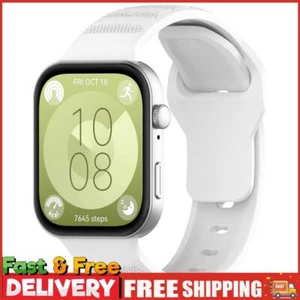 Silicone Strap Breathable Replacement Wristband for Huawei Watch Fit 3 (White) - Zdjęcie 1 z 9
