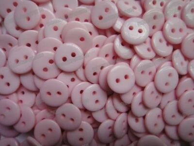 11mm 100pcs 2-Holes Round Resin Sewing Clothes Buttons Diy Toy Craft Scrapbook - Image 1 of 3