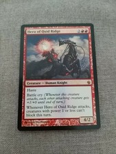 MTG Magic the Gathering - Hero of Oxid Ridge Mirrodin Besieged MYTHIC FOIL NM/M