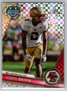 2023 Bowman U Chrome Joseph Griffin 1st X-Fractor #87 Boston College - Bild 1 von 2