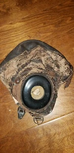 Antique WWII World War 2 US Air Force Leather Airplane Pilots Cap Hat - Picture 1 of 9